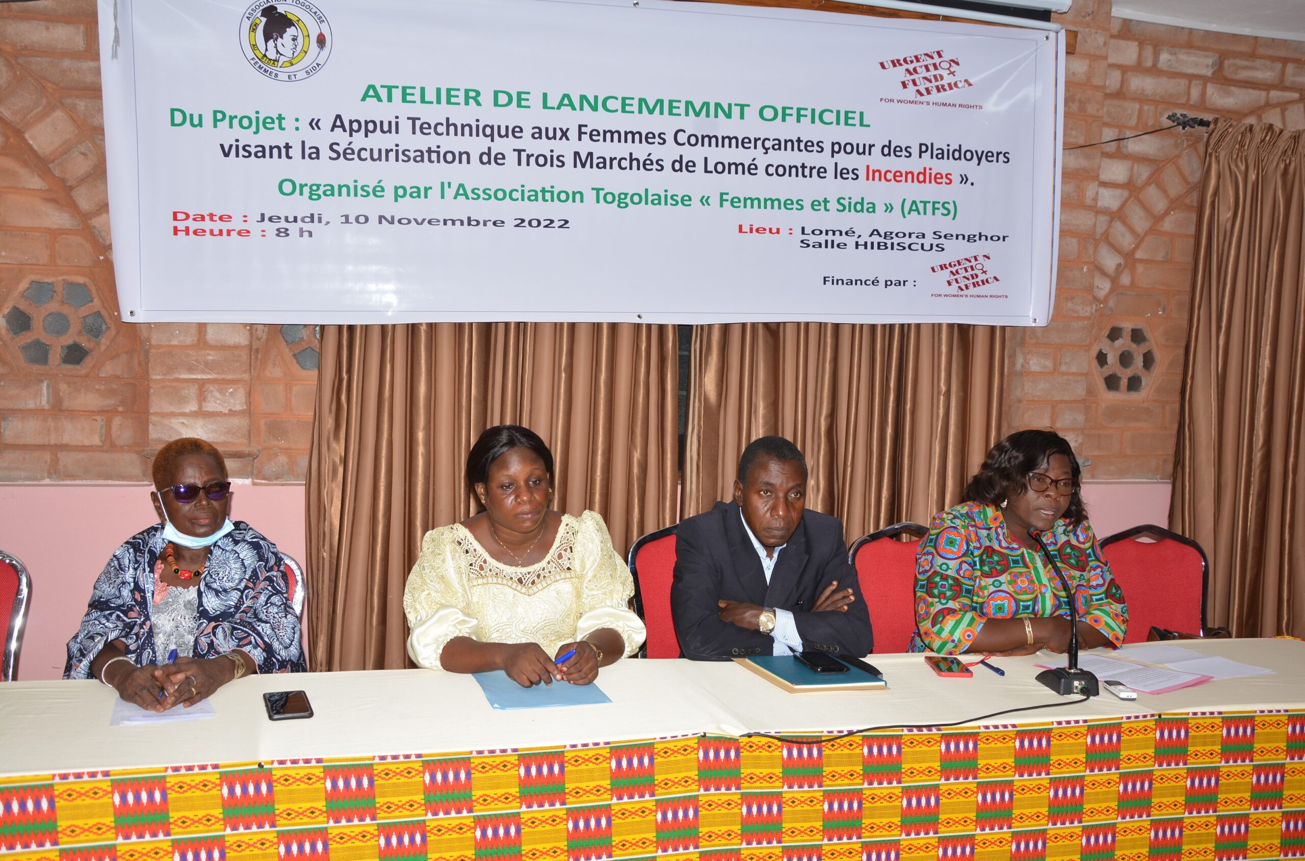 Lire la suite à propos de l’article Projet « Appui Technique aux Femmes Commerçantes pour des Plaidoyers Visant la Sécurisation de Trois Marchés de Lomé contre les Incendies ». Lancement Officiel